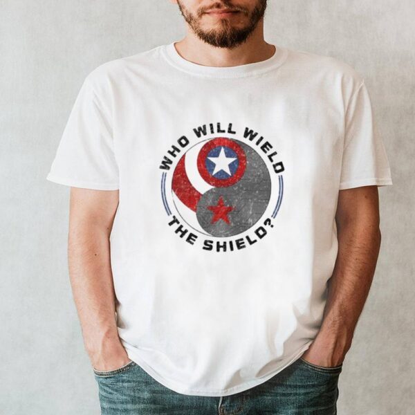 Who will wield the shield captain america logo hoodie, sweater, longsleeve, shirt v-neck, t-shirt