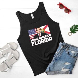 American Flag Ron Desantis Make America Florida 2021 t Shirt 3