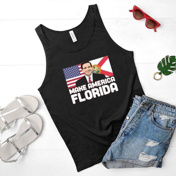 American Flag Ron Desantis Make America Florida 2021 t-Shirt