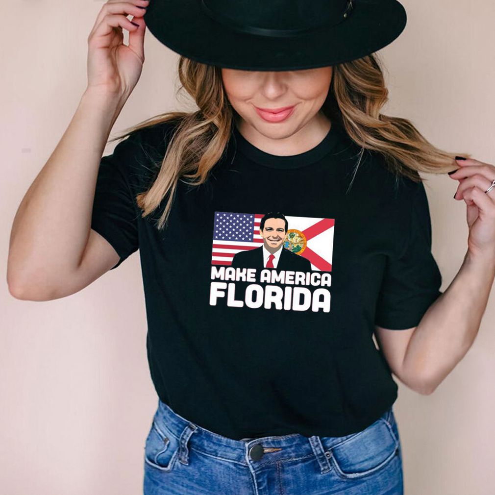 American Flag Ron Desantis Make America Florida 2021 t Shirt 4
