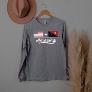 American Papua New Guinea Amazing Flag T shirt