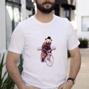 Barnabus Bear riding bicycle shirt
