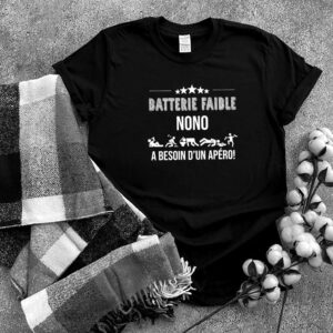 Batteries Faible nono a besoin dun apero shirt