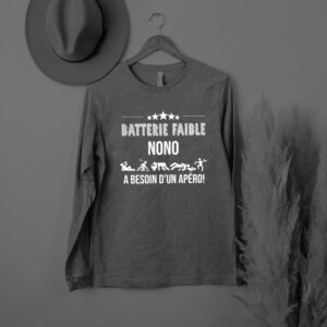 Batteries Faible nono a besoin dun apero shirt