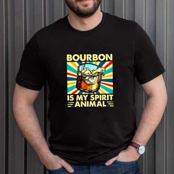 Bourbon is my spirit animal hoodie, sweater, longsleeve, shirt v-neck, t-shirt