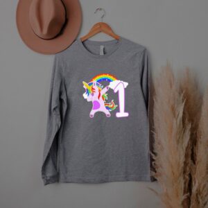 Dabbing unicorn I am 1 years old hoodie, sweater, longsleeve, shirt v-neck, t-shirt