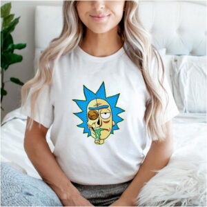 Half Skull Rick Sanchez shirt