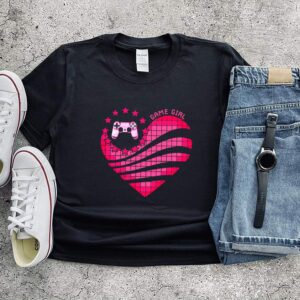 Heart game girl shirt