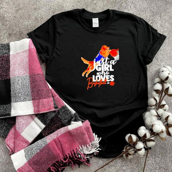 Just a girl who loves basketball and dog hoodie, sweater, longsleeve, shirt v-neck, t-shirt