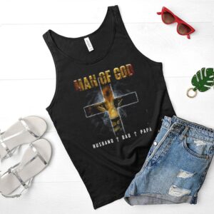 Man Of God Husband Dad Papa Shirt