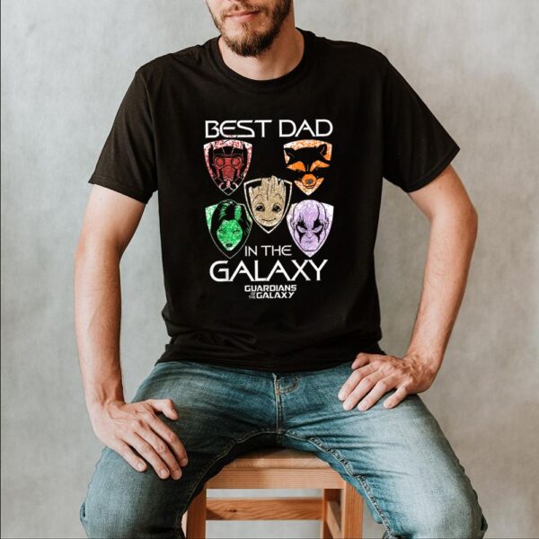 Marvel Guardians Best Dad Fathers Day Graphic T Shirt T Shirt