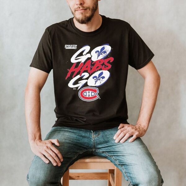 Official Montreal Canadiens 2021 Stanley Cup Playoffs Bound Heads Up Play Shirt