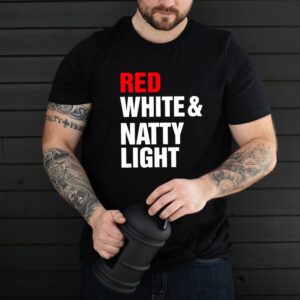 Red White And Natty Light T shirt (6)