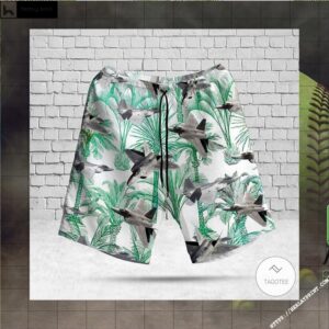 Air Force Lockheed Martin F-22 Raptor Hawaiian Shirt, Beach Shorts