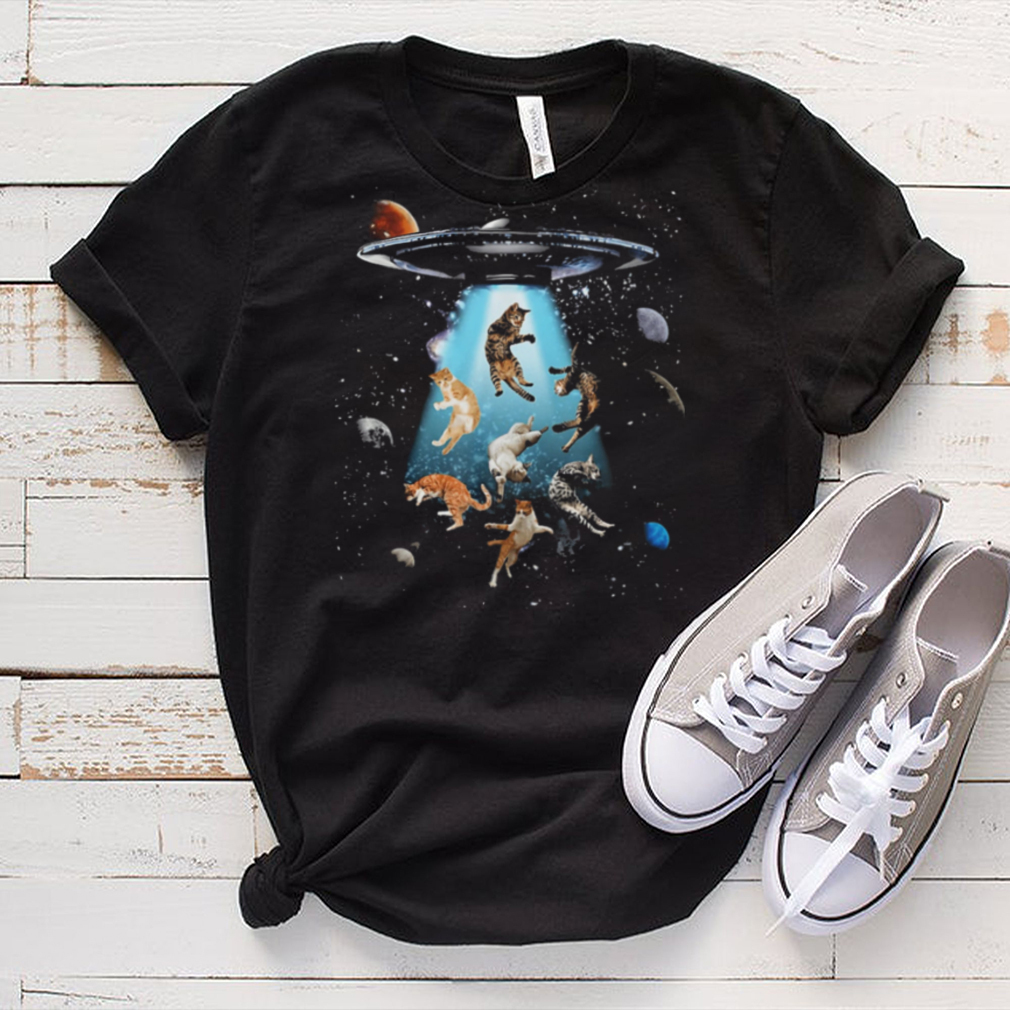 CAT Galaxy Cat UFO shirt CAT Galaxy Cat UFO shirt