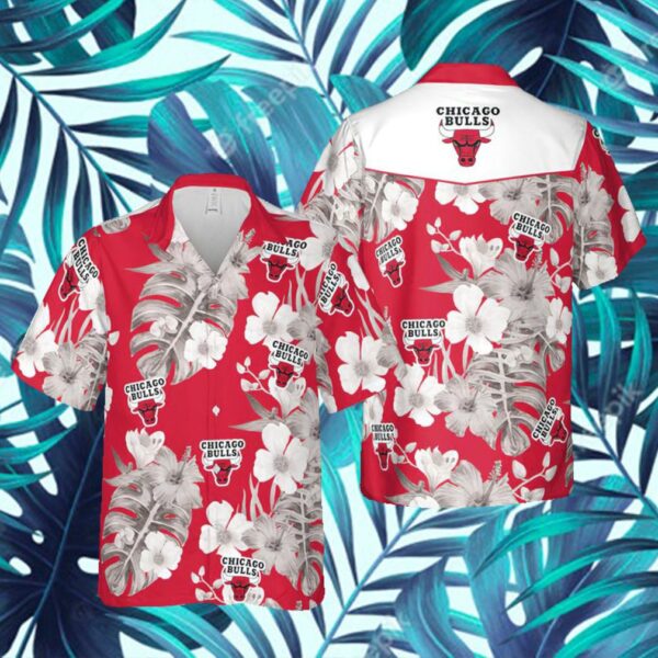 Chicago Bulls NBA Hawaii Floral Hawaii Shirt Fireball Button Hawaiian Shirt Summer hoodie, sweater, longsleeve, shirt v-neck, t-shirt Family Summer Summer 2