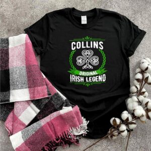 Collins Name Irish Legend Shamrock Green St. Patrick’s Day Shirt