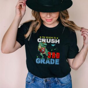 Crush 3rd Grade T Rex Dinosaur Back to School Boys shirt