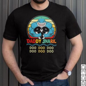 Daddy Shark Gymer Doo Doo Doo Doo Doo Doo Vintage Retro shirt