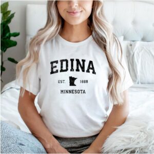 Edina Minnesota MN Vintage Sports Design Black Print hoodie, sweater, longsleeve, shirt v-neck, t-shirt