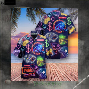 Gambling No Poker No Party Edition - Hawaiian Shirt