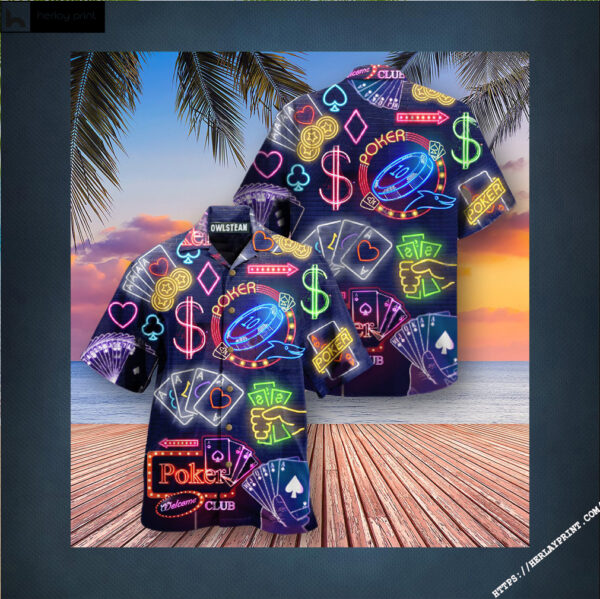 Gambling No Poker No Party Edition – Hawaiian Shirt