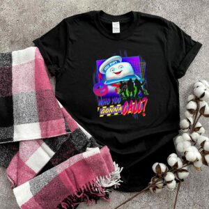 Ghostbusters Who You Gonna Call Retro Neon Poster shirt