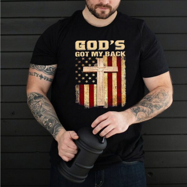 Gods Got my Back Jesus American flag hoodie, sweater, longsleeve, shirt v-neck, t-shirt