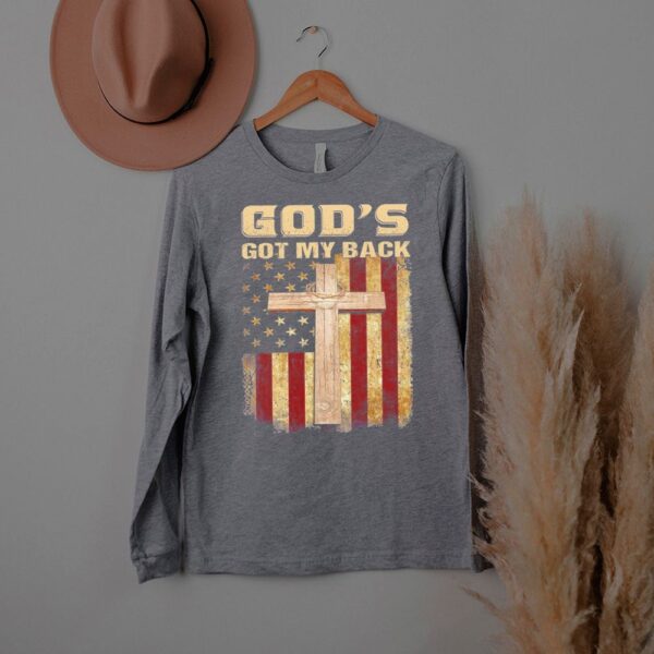 Gods Got my Back Jesus American flag hoodie, sweater, longsleeve, shirt v-neck, t-shirt