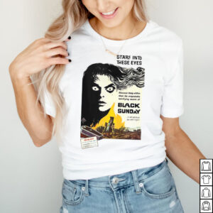 Stare Into These Eyes Retro Movie Poster Creepy Horror Movie T shirt