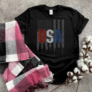 USA American Flag Shirt US Patriotic July 4th Vintage Tshirt T Shirt