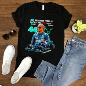 15 incredible years of racing Lewis Hamilton hoodie, sweater, longsleeve, shirt v-neck, t-shirt