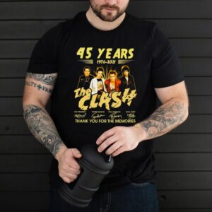 45 Years 1976 2021 The Clash Signature Thank You For The Memories T hoodie, sweater, longsleeve, shirt v-neck, t-shirt