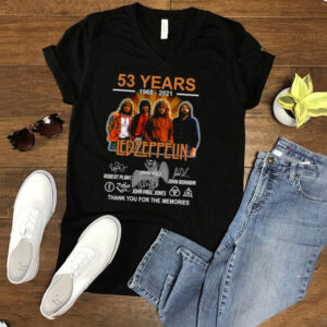 53 Years 1968 2021 Led Zeppelin Signature Thank You For The Memories T shirt