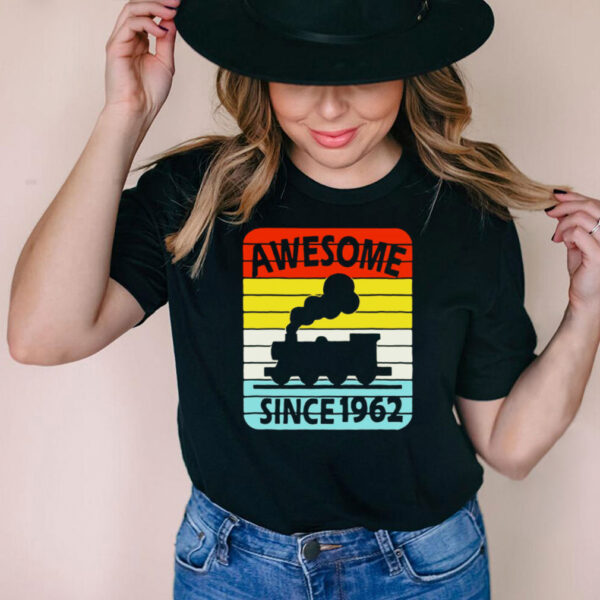 59th Birthday Train Awesome Since 1962 Age 59 Vintage T hoodie, sweater, longsleeve, shirt v-neck, t-shirt