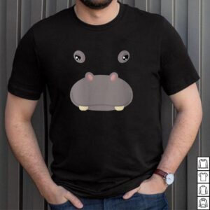 Animal Face Hippo Costume Halloween Adults shirt