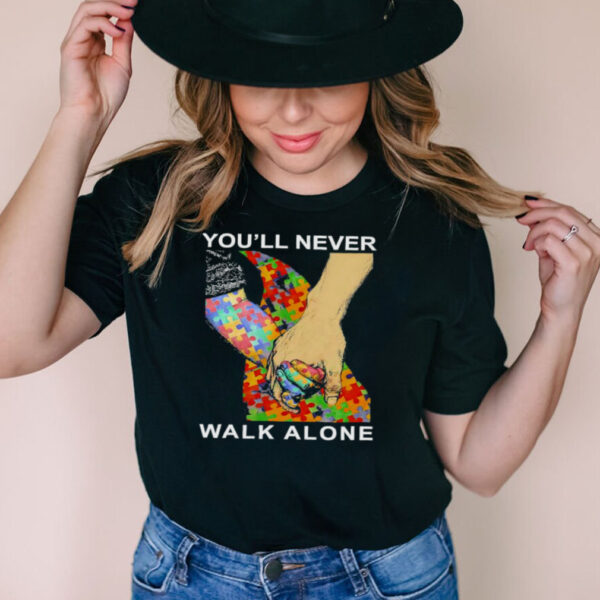 Autism youll never walk alone hoodie, sweater, longsleeve, shirt v-neck, t-shirt