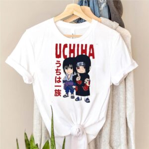 Baju Kaos Anak Naruto Shippuden Chibi Uchiha Pose T hoodie, sweater, longsleeve, shirt v-neck, t-shirt