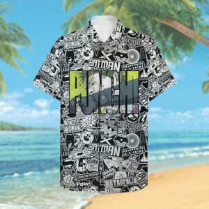 Batman Metropolis Punch Hawaiian Shirt Summer Hawaiian Shirt