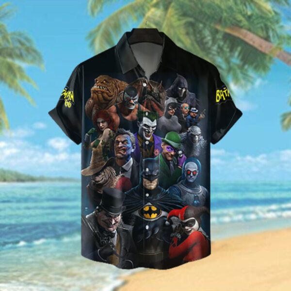 Batman Movie Animated Characters Hawaiian Hawaiian Shirt