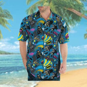 Batman in battle Hawaiian Shirt Summer Hawaiian Shirt