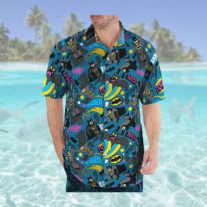 Batman in battle Hawaiian Shirt Summer Hawaiian Shirt