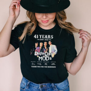 D P CH MOD 41 years 1980 2021 thank you for the memories signatures shirt