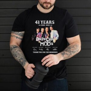 D P CH MOD 41 years 1980 2021 thank you for the memories signatures shirt