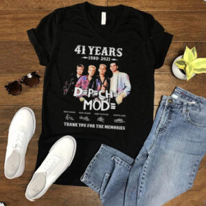 D P CH MOD 41 years 1980 2021 thank you for the memories signatures shirt