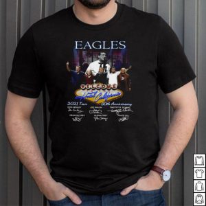 Eagles Welcome To The Hotel California 2021 Tour 50th Anniversary Signature T shirt
