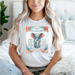 Elephant To My Granddaughter Special Gift For Your Granddaughter Fleece Blanket T shirt