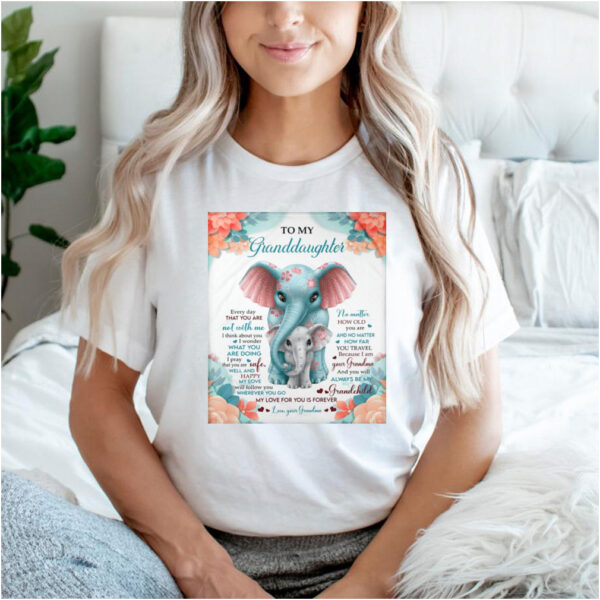 Elephant To My Granddaughter Special Gift For Your Granddaughter Fleece Blanket T hoodie, sweater, longsleeve, shirt v-neck, t-shirt