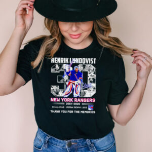 Henrik Lundqvist 30 New York Rangers thank you for the memories shirt