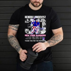 Henrik Lundqvist 30 New York Rangers thank you for the memories shirt